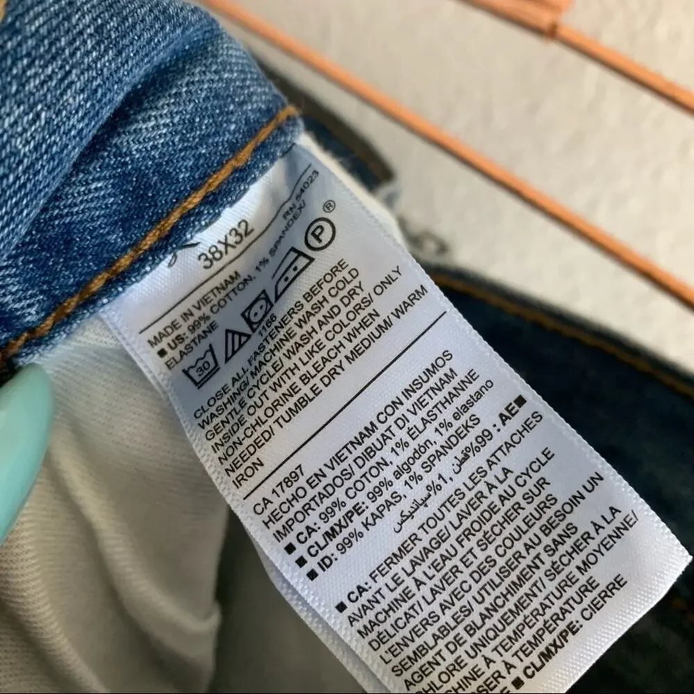 Old Navy Men's Straight Jeans Built in Flex 38 X 32